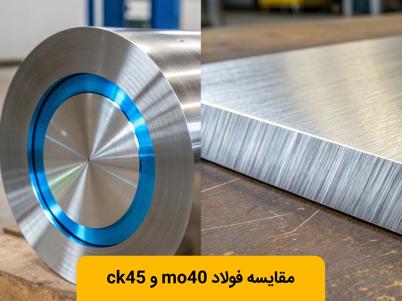 مقایسه فولاد ck45 و mo40