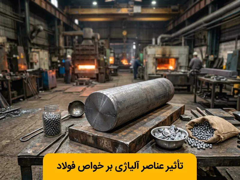 تاثیر عناصر آلیاژی بر فولاد