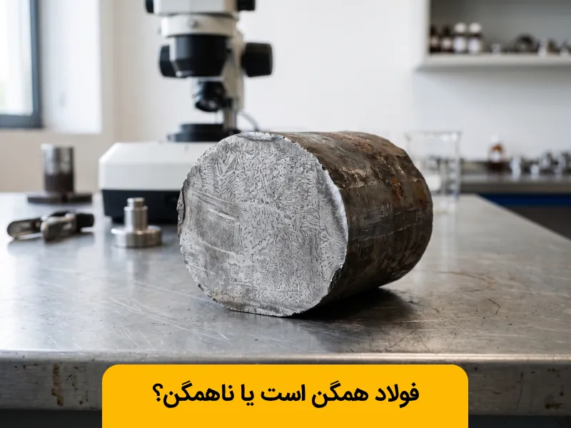 فولاد همگن